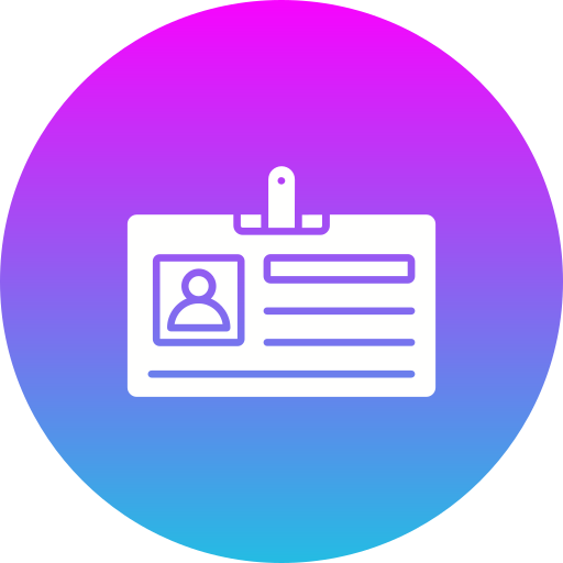 ID card Generic gradient fill icon