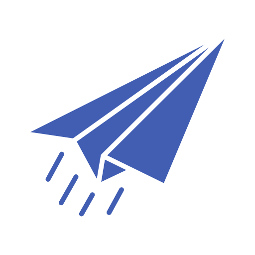 Paper Plane Generic color fill icon