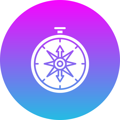 Compass Generic gradient fill icon