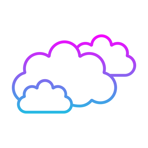 Clouds Generic gradient outline icon