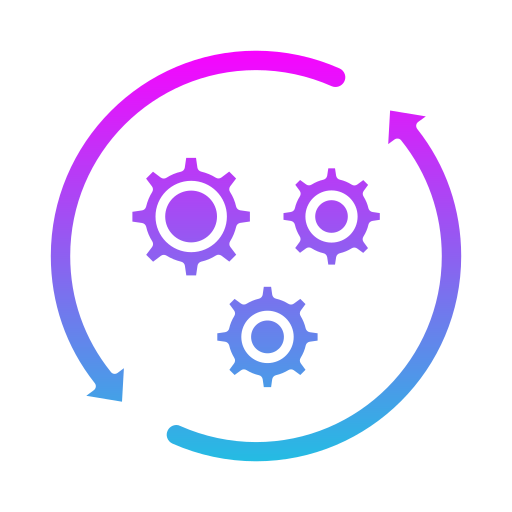 설정 Generic gradient fill icon