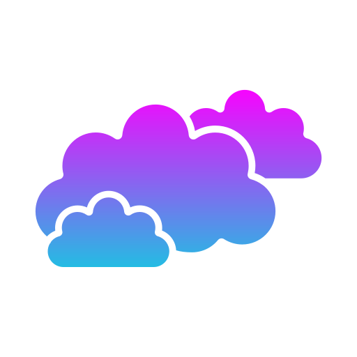 Clouds Generic gradient fill icon