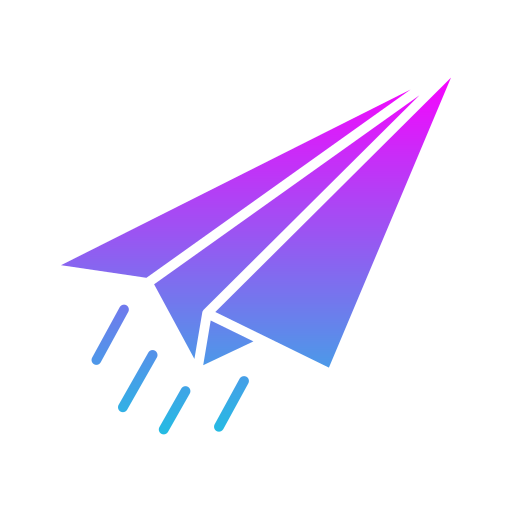 紙飛行機 Generic gradient fill icon