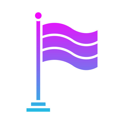 国旗 Generic gradient fill icon