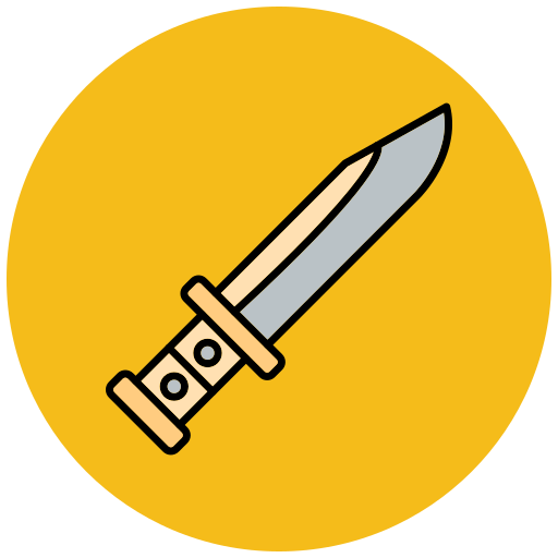 bayoneta Generic color lineal-color icono