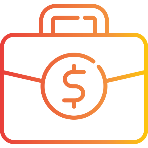 bolsa de dinero Generic gradient outline icono