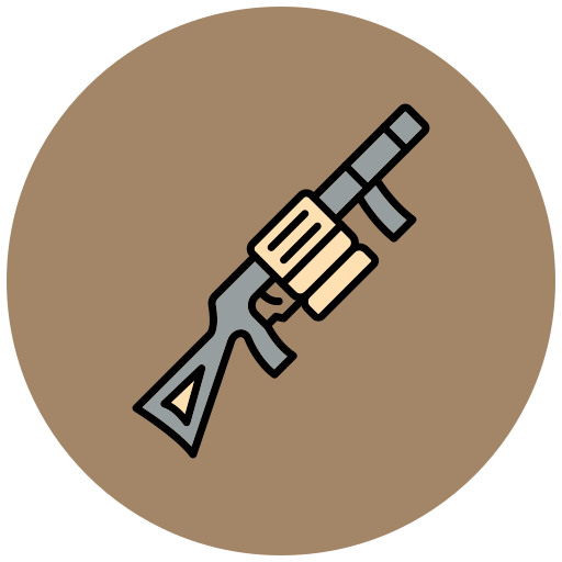 Rifle Generic color lineal-color icon