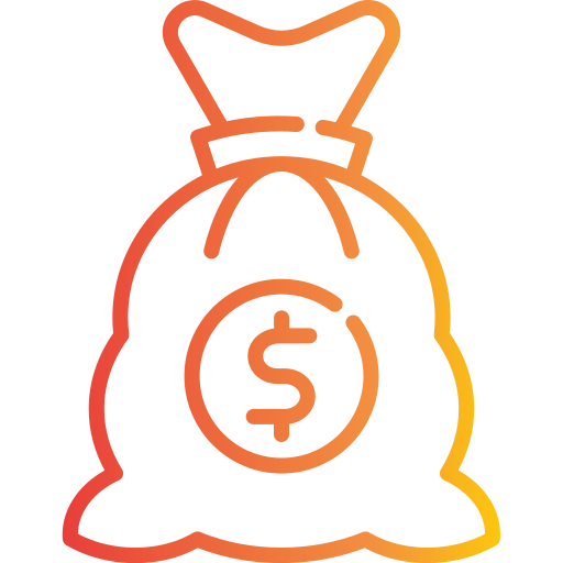 お金の袋 Generic gradient outline icon