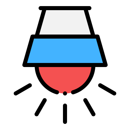 lampa na podczerwień Generic color lineal-color ikona