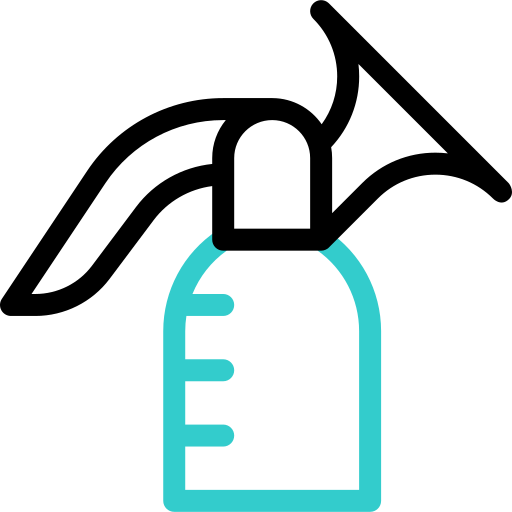 extractor de leche Basic Accent Outline icono