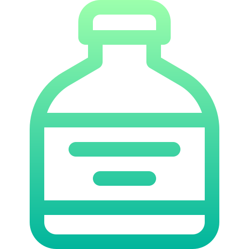 butelka z atramentem Basic Gradient Lineal color ikona
