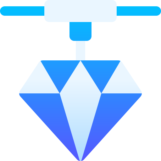 ダイヤモンド Basic Gradient Gradient icon