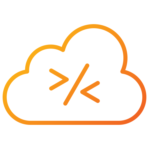 cloud-codierung Generic gradient outline icon