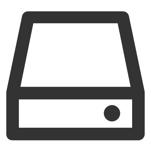 디스크 Generic black outline icon