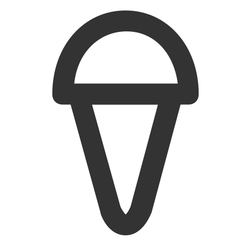 Icecream Generic black outline icon