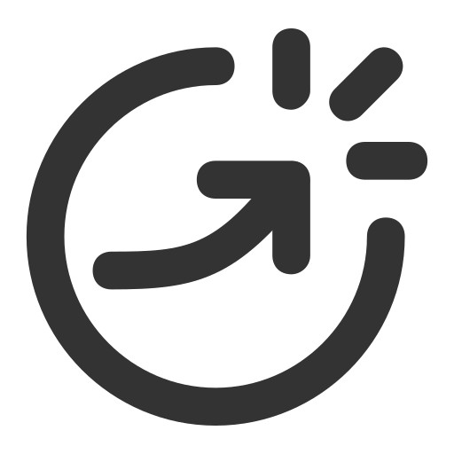 erhöhen, ansteigen Generic black outline icon