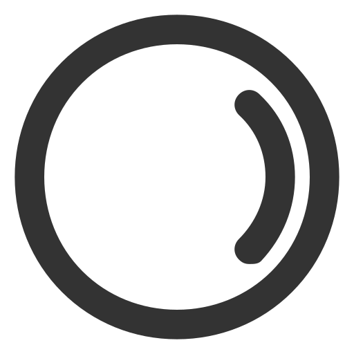 cirkel Generic black outline icoon