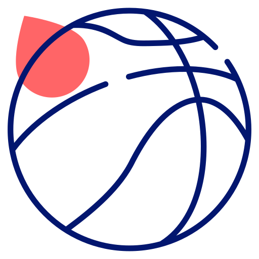 バスケットボール Generic color lineal-color icon