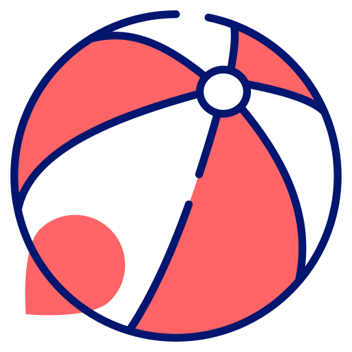 ビーチボール Generic color lineal-color icon