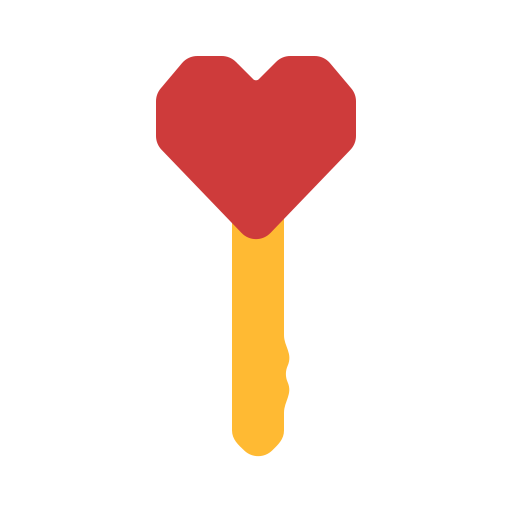 Key Generic color fill icon