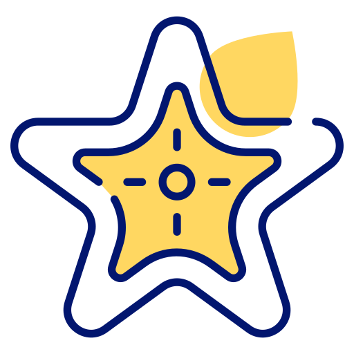 estrella de mar Generic color lineal-color icono