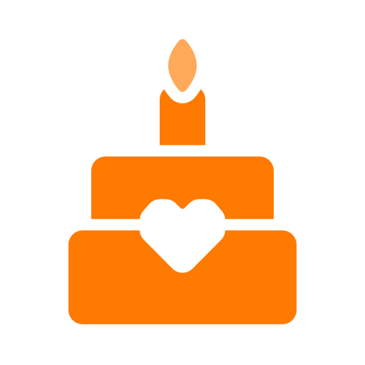 Birthday cake Generic color fill icon