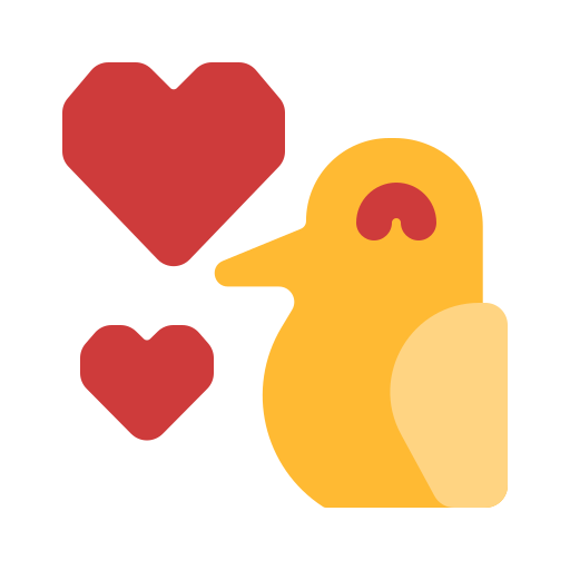 pájaro del amor Generic color fill icono