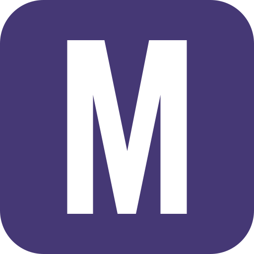Letter m Generic color fill icon