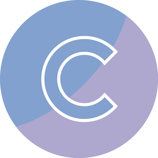 Letter C Generic color fill icon