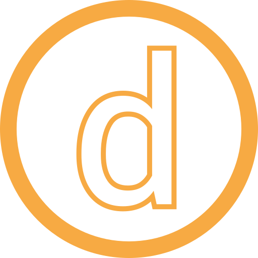 Letter D Generic color outline icon