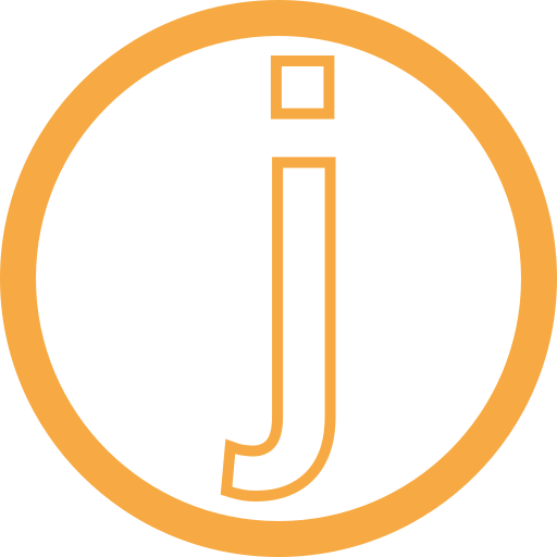 litera j Generic color outline ikona
