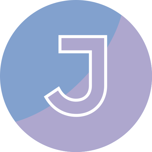 文字j Generic color fill icon