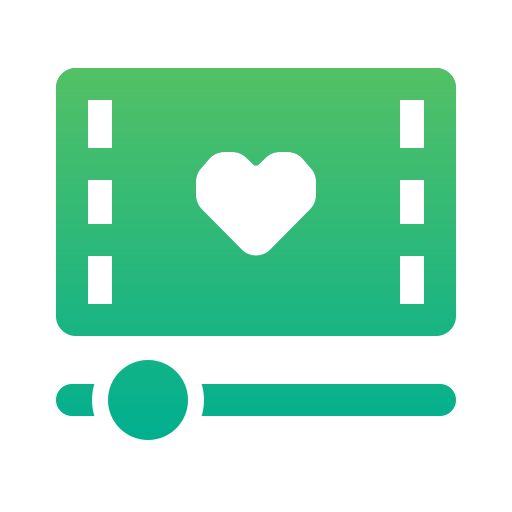 film Generic gradient fill icon