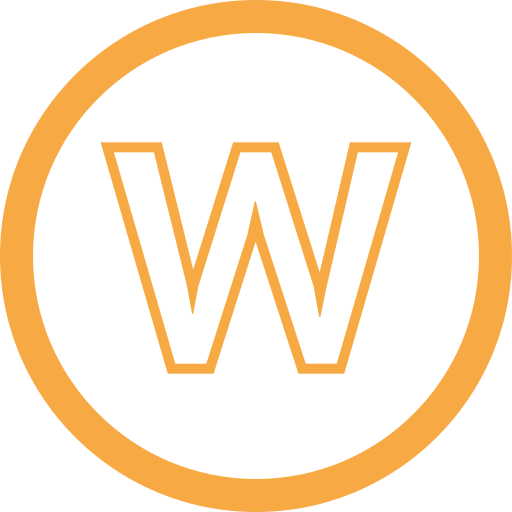 letter w Generic color outline icoon