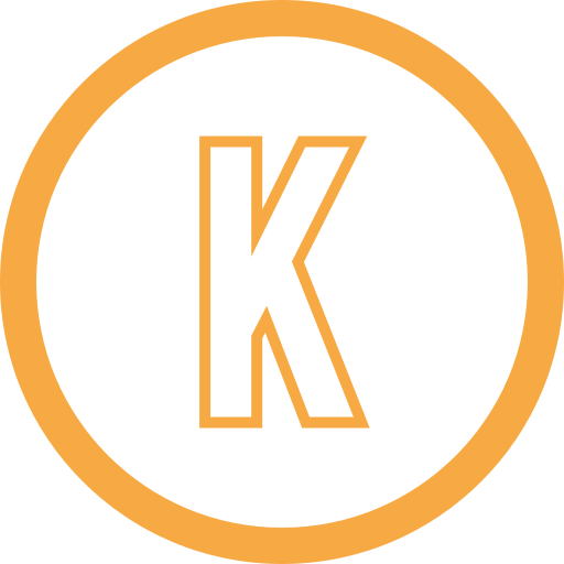 lettre k Generic color lineal-color Icône