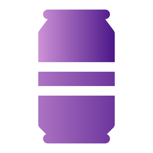 Canned water Generic gradient fill icon