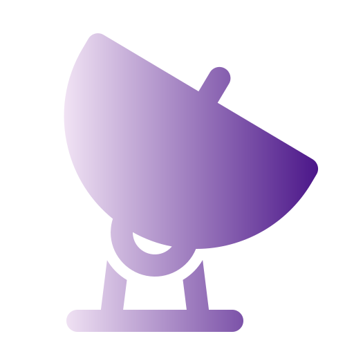 antena parabolica Generic gradient fill icono