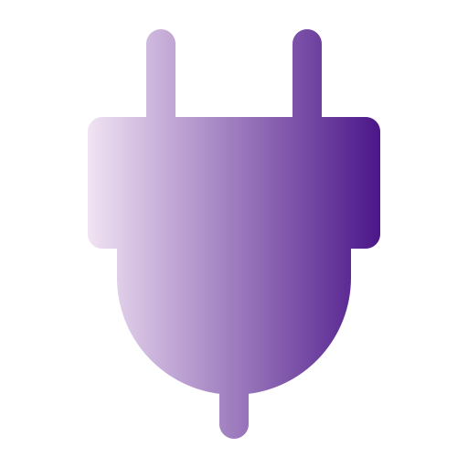 プラグ Generic gradient fill icon