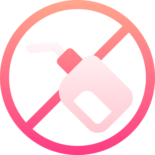 No fuel Basic Gradient Gradient icon