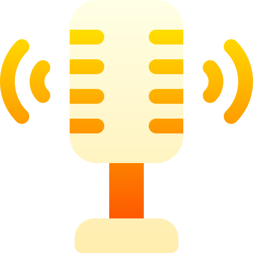 commande vocale Basic Gradient Gradient Icône
