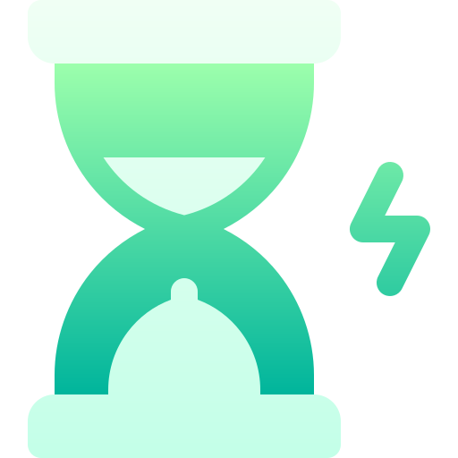 時間 Basic Gradient Gradient icon
