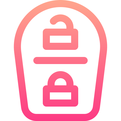 acceso remoto Basic Gradient Lineal color icono