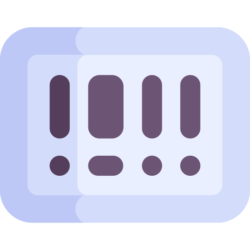 Barcode Kawaii Flat icon