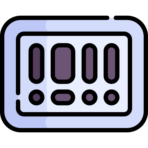Barcode Kawaii Lineal color icon