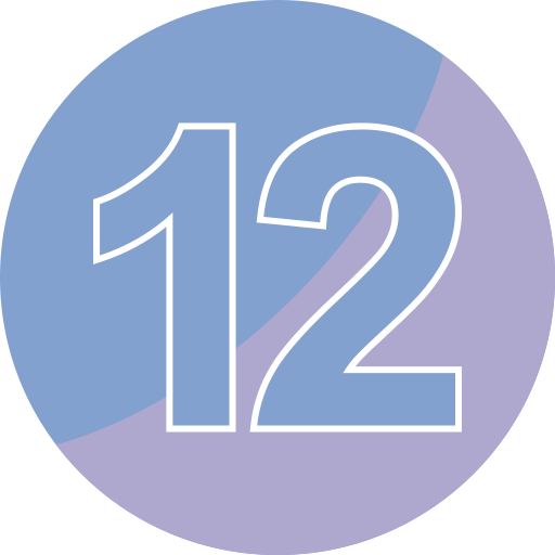 twaalf Generic color fill icoon