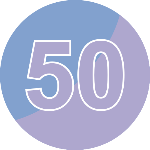 Fifty Generic color fill icon