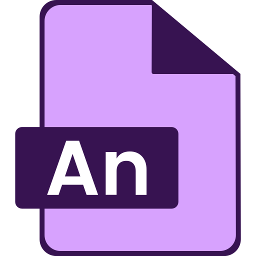 Adobe animate Generic color lineal-color icon