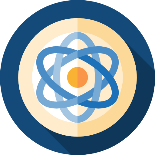 Nuclear power Flat Circular Flat icon