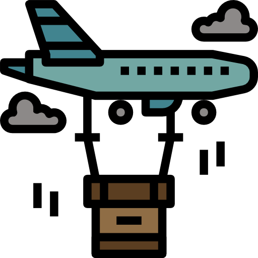 samolot Surang Lineal Color ikona