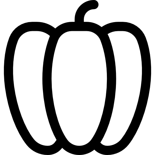 pieprz Basic Rounded Lineal ikona